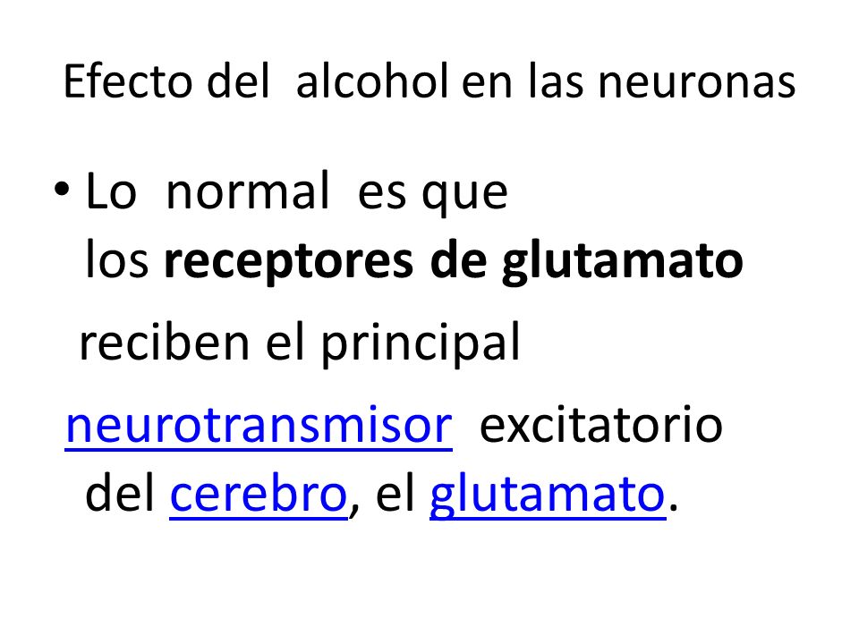 El alcoholismo y los preparados intravenosos para su tratamiento